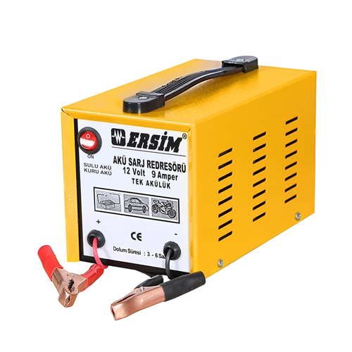 Ersim Akü Şarj Cihazı 12V-9 Amper 1 Akü