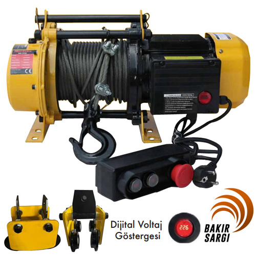 Max Extra Dört Hareket Pratik Vinç 750-1500Kg