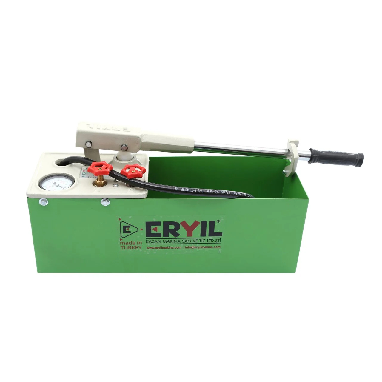 Eryıl Köşeli Tip Basınç Test Pompası 60 Bar