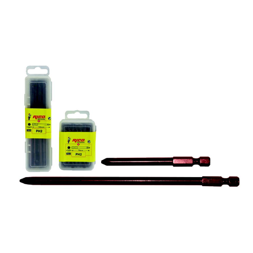 Rico PH2 50-75-100-150-200mm Kırmızı Bits Uç