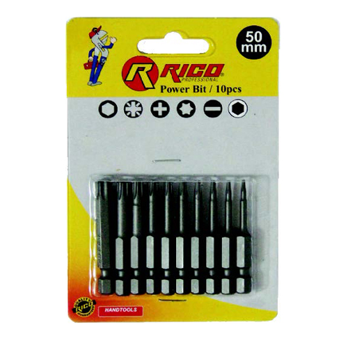 Rico 005-KK1131 10 Parça 50mm Torx Bits Uç Seti