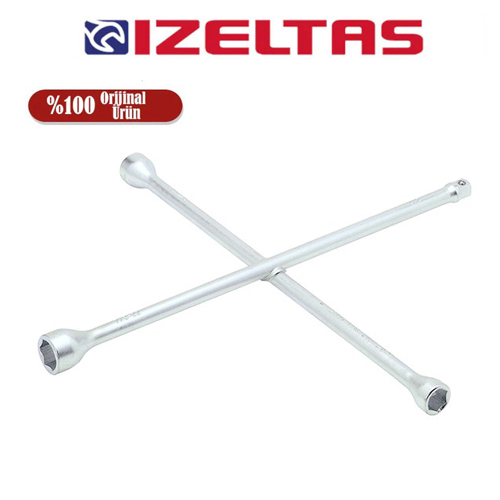 İzeltaş 1975 Bijon Anahtarı İstavroz Tipi 1/2''-17-19-22 mm