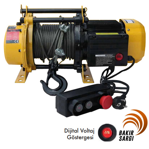 Max Extra İki Hareket Pratik Vinç 500/1000Kg
